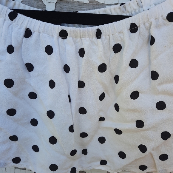 🌟 House Of Harlow 1960 Revolve Polka Dot Crop Top size xs - Picture 3 of 5